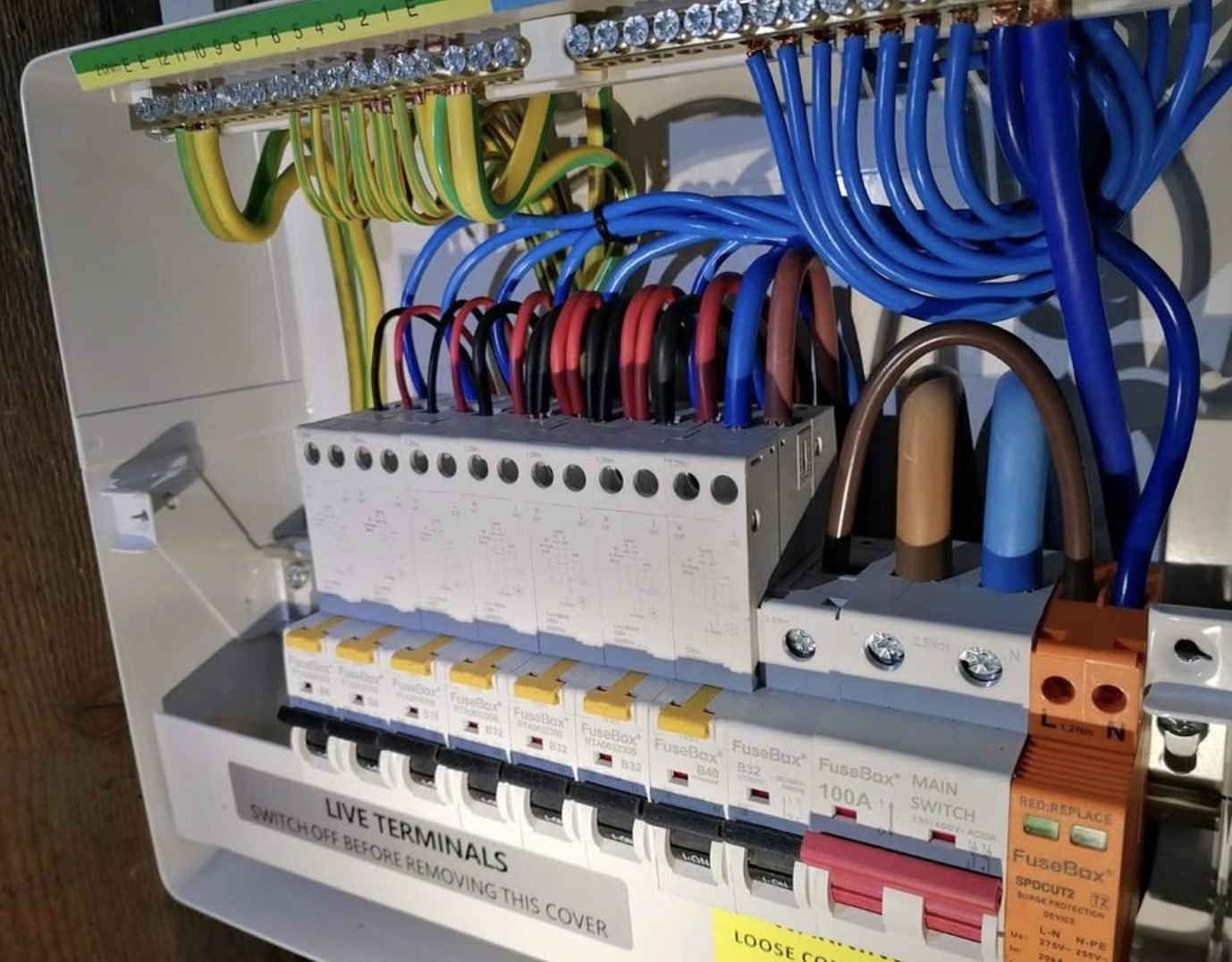 Consumer unit inspected during an emergency electrical call-out